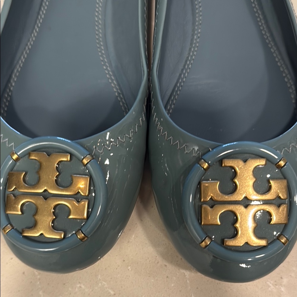 Tory Burch Women's Blue Ballet Flats - Picture 7 of 7